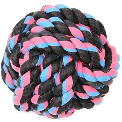 Mammoth Pet Products Medium 4.75'''' Monkey Fist Ball, multicolored (20087F) Mammoth Pet Products Medium 4.75'''' Monkey Fist Ball, multicolored (20087F)