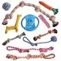 Dog Rope Toys EylbKey Dog Toy for Small to Medium Dogs,Puppy and Pets - as Cotton Chewers for Dog Toys - Dog Teething Cleaning - Dog Training