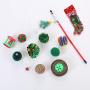 Cute Paws Christmas Cat Toy Stocking Gifts Set,Cat Kitten Interactive Toy, Cat Catnip Toys for Indoor with Ball, Mouse, Bell, Catnip Toys, Crinkle Balls