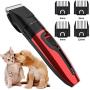 Haresle Dog Clippers Low Noise Pet Clippers Rechargeable Dog Trimmer Cordless Pet Grooming Tool Professional Dog Hair Trimmer with Comb Guides Scissors Nail Kits for Dogs Cats & Others