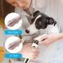 MODUS Dog Nail Grinder Electric 2-Speed with LED Light – Gentle, Painless Paws Grooming, Trimming, Shaping, Smoothing for Small Medium & Large Dogs, Cats, Rabbits - Portable & Rechargeable
