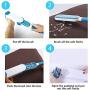 Teenway Pet Hair Remover Brush - Fur Remover & Lint Remover - Dog & Cat Hair Remover with Self-Cleaning Base - Efficient Double Sided Animal Hair Removal Tool for Clothes/Sofa/Woolen Blanket/Car Seats