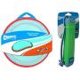 ChuckIt! Water Exercise Toy Bundle for Dogs with ChuckIt! Medium Amphibious Bumper Floating Fetch Toy and ChuckIt! Large Paraflight Toy