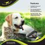Pet Undercoat Rake Safe Grooming & Deshedding Brush et Grooming Brush for Dogs and Cats with Short to Long Hair, Tangles, Loose Hair Shedding Grooming Tools Massages Particle Improves Circulation