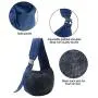 Alfie Pet - Tyler Pet 1-Sided Mesh Sling Carrier - Color: Navy