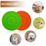 Redaiyulin Dog Lick Pad Treater Set, Dog Puppy Feeding Massage Bathing Distraction Device, Random Colors of Spoons, Brushes and Pads in Different Combinations