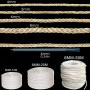 Owoda Cat Natural Sisal Rope for Cat Scratching Post Replacement, 1/4 inch Diameter, for Repairing, Recovering or DIY Scratcher, Hemp Rope for Cat Tree and Tower