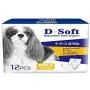 Dsoft Male Dog Diapers with Super Absorbent Core Disposable Puppy Diapers with Edges Leak Protection Adjustable Pet Wraps for Male Dogs, XS/S/M (M18-25/45-63CM) Dsoft Male Dog Diapers with Super Absorbent Core Disposable Puppy Diapers with Edges Leak Protection Adjustable Pet Wraps for Male Dogs, XS/S/M (M18-25/45-63CM)