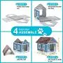 PETYELLA Heated cat Houses for Outdoor Cats in Winter - Heated Outdoor cat House Weatherproof - Outdoor Heated cat House - Easy to Assemble PETYELLA Heated cat Houses for Outdoor Cats in Winter - Heated Outdoor cat House Weatherproof - Outdoor Heated cat House - Easy to Assemble