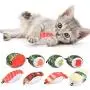 Catnip Toys, 8 Pack Fluffy Cat Teething Chew Toy, Bite Resistant Cat Chew Toy, Catnip Filled Sushi Roll, Replacements For Cat Wand Toy, Cat Lovers Interactive Plush Gift for Indoor Cats Kitten Kitty Catnip Toys, 8 Pack Fluffy Cat Teething Chew Toy, Bite Resistant Cat Chew Toy, Catnip Filled Sushi Roll, Replacements For Cat Wand Toy, Cat Lovers Interactive Plush Gift for Indoor Cats Kitten Kitty
