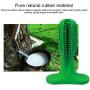 PEISHI Pet FAIHFOIA Pet Toothbrush Vocal Cleaning Teeth Molar Rod Dog Toy Supplies, Size: 18x13.5x5.5cm (Green) Health