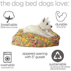 Molly Mutt Dog Bed Cover - Med Dog Bed Cover - Dog Calming Bed - Puppy Bed - Medium Pet Bed - Large Dog Bed Cover - Washable Dogs Bed Cover - Pet Bed with Removable Cover Dog Bed Covers