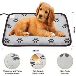 AILEEPET Pet Heating Pad Large, Dog Cat Heating Pad Indoor Auto Power Off Warming Mat