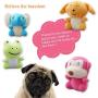 14 Pack Puppy Dog Squeaky Toys,Small Pets Dog Plush Animals Fruits Toys with Squeakers for Fun