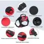 Vovodog Service Dog Harness, Adjustable No-Pull Pet Vest Harness, Comfortable Padded Dog Training Vest, Mesh Design with Hook and Handle for Small Medium Large Dogs