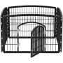 IRIS USA R-CI-604 4-Panel Indoor Pet Pen, Black, 24 x 36 x 36 Inch (Pack of 1)