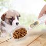TeenTop Pet Cat Dog Food Measuring Spoon, Food Weighing Spoon, Digital Spoon Scale Grams with LCD Display for Dogs Cats Food, Pet Food Electronic Measuring Spoon Dog Food Water Measure, 1PC