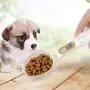 TeenTop Pet Cat Dog Food Measuring Spoon, Food Weighing Spoon, Digital Spoon Scale Grams with LCD Display for Dogs Cats Food, Pet Food Electronic Measuring Spoon Dog Food Water Measure, 1PC