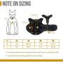 OneTigris Large Tactical Dog Harness and Collar Set, No Pulling Adjustable Dog Vest Harness, Heavy Duty Dog Harness with 3 Handles(Black,L)