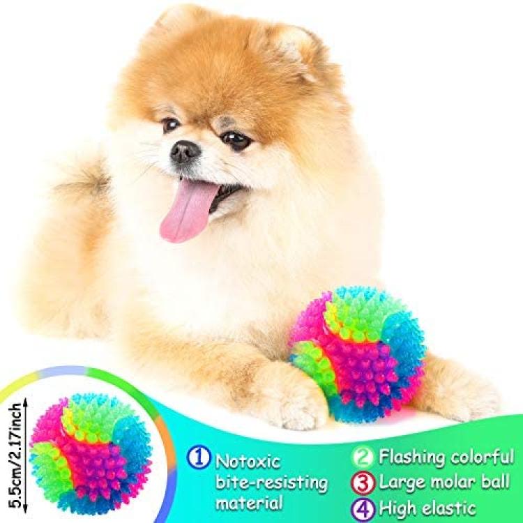 Dog Ball Toys For Small Dogs Interactive Elasticity Puppy Chew Toy