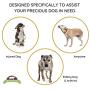 Travelin K9 Medium Dog Lift Harness - Dog Support Harness - Dog Stair Lift - Dog Car Lift. For Disabled Dogs, Elderly Dogs, Injured Dogs, to support dogs back legs and as a Dog Rehabilitation Harness