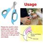Pet Nail Clipper Paw Guillotine Keep Safe Paw Free Glove Hair Remover Nail File