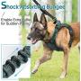 rabbitgoo Dog Harness, No Pull Dog Vest Harness with Shock-Absorbing Bungee Straps, Adjustable Dog Walking Harness with Easy Control Handle, Reflective Pet Vest Harness for Large Medium Dogs
