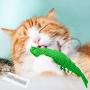 HANMBB Cat Toys with Catnip Interactive Cat Toothbrush Toy for Cats Cleaning Dental Care,Catnip Toys Refillable Pet Toy Cat