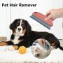 3 Pieces Pet Hair Remover Brush-Cat Dog Hair Cleaning Brush Lint Remover Comb for Couch, Carpet, Clothing, Blankets, Car Seat