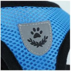 Pet Dog Vest Harnesses Puppy Cotton Polyester Adjustable Dog Mesh Harness Travel Chest Strap Vest Reflective