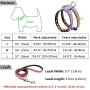 PETCARE Diamonds Bow Tie Dog Harness Vest and Leash Set Reflective Soft Microfiber Pet Dog Harness Adjustable Cute Fancy Bling Rhinestone Sparkly Collar Leash Set for Puppy Small Dogs Cats
