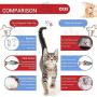 Moving Cat Kicker Fish Toy 11'' Realistic Plush Interactive Flopping Wiggle Catnip Toys for Indoor Cats, Motion Sensor Dancing Flip Fish Cat Toy with Catnip Bell Spring Fun Kitten Toy Kitty Exercise