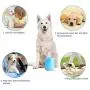 Lemcrvas Dog Paw Cleaner, 2-In-1 Dog Paw Washer Cup with Towel Portable Pet Muddy Paw Cleaner Pet Cleaning Brush Feet Cleaner for Dog & Cat Grooming Non-toxic Blue Lemcrvas Dog Paw Cleaner, 2-In-1 Dog Paw Washer Cup with Towel Portable Pet Muddy Paw Cleaner Pet Cleaning Brush Feet Cleaner for Dog & Cat Grooming Non-toxic Blue