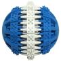 XIHONGSHIR Dog Toys Balls, Cat Dog Food Puzzle Ball, Dog Food Treat Feeder Tooth Cleaning Ball, Environmental Soft Rubber Non Toxic, Blue (2Pcs),RandomColor,7cm