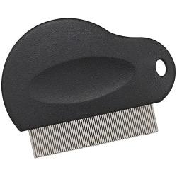 Master Grooming Tools Contoured Grip Flea Combs — Ergonomic Combs for Removing Fleas