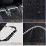 Dog Car Seat Cover Waterproof Dog Seat Cover for Cars Back Seat Heavy-Duty Nonslip Pet Car Seat Cover Protector Armrest Compatible for Trucks Cars & SUVs (Grey Edge, 56Lx50W)
