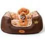 PLS Birdsong SweetSpot Bolster Dog Bed with Pillow, Extra Plush, Completely Removable Cover with Zipper