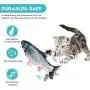 3 Pack Flopping Fish Cat Toy,Electric Moving Realistic Simulation Fish, Wiggle Fish Catnip Kicker Toys, Motion Kitten Toy, Plush Fun Interactive Pets Pillow Chew Bite Kick Supplies for Cat Exercise 3 Pack Flopping Fish Cat Toy,Electric Moving Realistic Simulation Fish, Wiggle Fish Catnip Kicker Toys, Motion Kitten Toy, Plush Fun Interactive Pets Pillow Chew Bite Kick Supplies for Cat Exercise