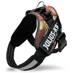 Julius-K9 IDC-Powerharness With Reflective Julius-K9 Labels Dog Harness - Custom labels available - soft yet very strong, renowned for the comfort and fit - easy on - no pull harness - 15 colors in 8 fully adjustable sizes for the perfect fit - widely use