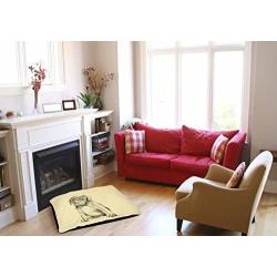 Manual Woodworkers & Weavers Fleece Top Toy or Small Breed Pet Bed, Lucky, Off-White