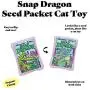 FUZZU Bloomin’ Kitty Seed Packets Cat Toys with U.S. Grown Certified Organic Catnip Collection - Set of 3: Bee Balm, Snap Dragon, and Tiger Lily FUZZU Bloomin’ Kitty Seed Packets Cat Toys with U.S. Grown Certified Organic Catnip Collection - Set of 3: Bee Balm, Snap Dragon, and Tiger Lily