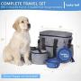 Dog Travel Bag for Supplies - Make Travel Easier with Our Dog Bag for Travel - Includes Pet Travel Bag Organizer, 2 Collapsible Dog Bowls, 2 Dog Food Travel Bag - Dog Travel Bags for Dogs on The Go