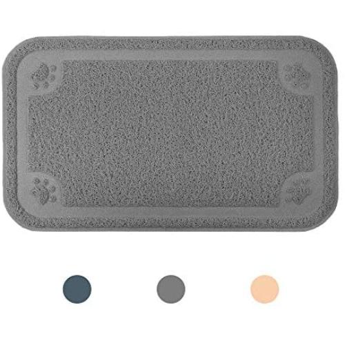 Ptlom Pet Placemat for Dog and Cat, Mat for Prevent Food and Water Overflow, Suitable for Small Medium and Large Pet, Oversize, 24“ 14”