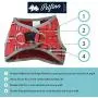 Petfino Step-in Dog Harness with Matching Leash for Extra Small to Medium Dogs All Weather Soft Breathable Mesh for Ultra Comfort Reflective Plaid Red Petfino Step-in Dog Harness with Matching Leash for Extra Small to Medium Dogs All Weather Soft Breathable Mesh for Ultra Comfort Reflective Plaid Red