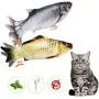 2Pack Electric Moving Fish Cat Toy, Simulation Flopping Fish Catnip Toy, Realistic Plush Dancing Wiggle Kicker Fish Cat Toy, Funny Interactive Pet Chew Bite Kick Supplies for Cat Kitten Kitty Exercise 2Pack Electric Moving Fish Cat Toy, Simulation Flopping Fish Catnip Toy, Realistic Plush Dancing Wiggle Kicker Fish Cat Toy, Funny Interactive Pet Chew Bite Kick Supplies for Cat Kitten Kitty Exercise