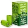 UNNI 100% Compostable Dog Poop Bags, Extra Thick Pet Waste Bags, 120 Count, 8 Refill Rolls, 9x13 Inches, Earth Friendly Highest ASTM D6400, Europe OK Compost Home and Seedling Certified, San Francisco