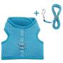 PUPTECK Checkered Frills Soft Mesh Dog Vest Harness Puppy Padded Pet Harnesses for Cat Small Dogs