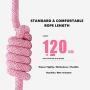 YIMUMU Dog Harness Leash Set for Small Puppy & Medium Breed Dogs No-Pull Adjustable Halter Harnesses for Pet Cats, Heavy Duty Neck Chest Strap Perfect Accessories for Walking Trainin Dogs, Pink