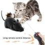 Rofesi Remote Control Mouse Toy, RC Electronic Mouse Flocking Rat Training The Courage of Cats and Dogs, Moves Like a Real Mice