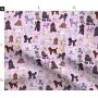 Spoonflower Fabric - Poodles Pink Toy Fancy Dog Pet Puppy Poodle Dogs Printed on Petal Signature Cotton Fabric by The Yard - Sewing Quilting Apparel Crafts Decor